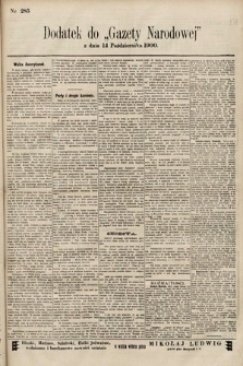 Gazeta Narodowa. 1900, nr 285