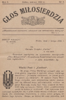 Głos Miłosierdzia. R. 1, 1934, nr 2