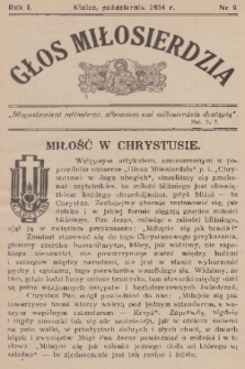 Głos Miłosierdzia. R. 1, 1934, nr 9