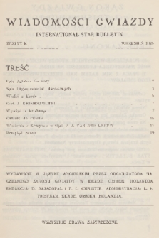 Wiadomości Gwiazdy. 1928, nr 9