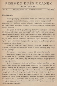 Pisemko Kuźniczanek. R. 8, 1928, nr 10