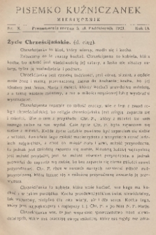 Pisemko Kuźniczanek. R. 9, 1929, nr 10