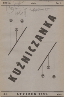 Kuźniczanka. R. 11, 1931, nr 1