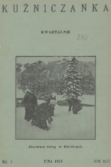 Kuźniczanka. R. 13, 1933, nr 1