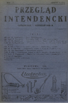 Przegląd Intendencki : kwartalnik wydawany staraniem Koła Oficerów Intendentów. R. 3, 1928, zeszyt 4