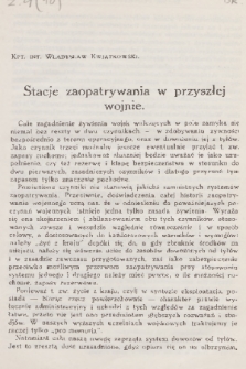 Przegląd Intendencki : kwartalnik wydawany staraniem Koła Oficerów Intendentów. R. 4, 1929, zeszyt 4