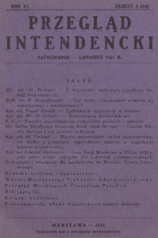 Przegląd Intendencki : kwartalnik wydawany staraniem Koła Oficerów Intendentów. R. 6, 1931, zeszyt 4