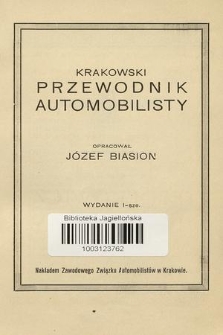 Krakowski przewodnik automobilisty
