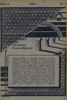 Pszczelnictwo Polskie : organ Naczelnego Związku Organizacyj Pszczelniczych. 1929, nr 1
