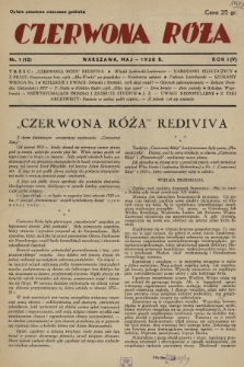 Czerwona Róża. 1938, nr 1 (12)