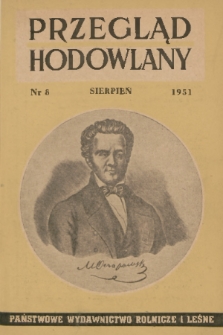 Przegląd Hodowlany. R. 19, 1951, nr 8