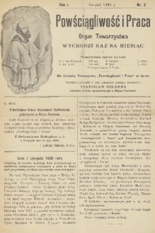 Powściągliwość i Praca : organ Towarzystwa. R. 1, 1898, nr 2