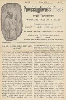 Powściągliwość i Praca : organ Towarzystwa. R. 3, 1900, nr 7
