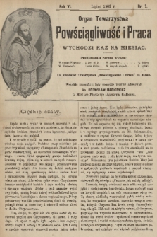 Powściągliwość i Praca : organ Towarzystwa. R. 6, 1903, nr 7