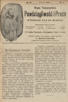 Powściągliwość i Praca : organ Towarzystwa. R. 6, 1903, nr 9
