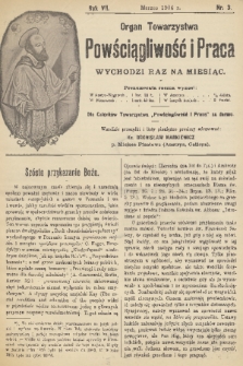 Powściągliwość i Praca : organ Towarzystwa. R. 7, 1904, nr 3