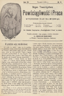 Powściągliwość i Praca : organ Towarzystwa. R. 7, 1904, nr 8