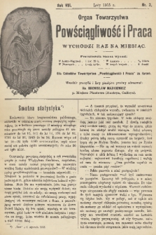 Powściągliwość i Praca : organ Towarzystwa. R. 8, 1905, nr 2