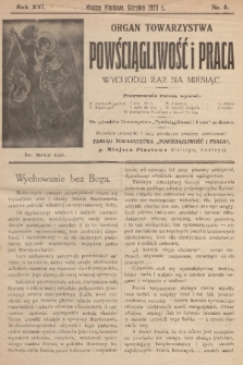 Powściągliwość i Praca : organ Towarzystwa. R. 16, 1913, nr 8