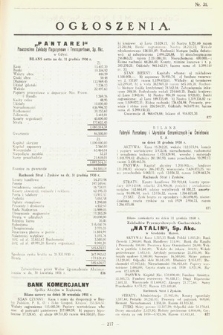 Ogłoszenia [dodatek do Dziennika Urzędowego Ministerstwa Skarbu]. 1931, nr 31