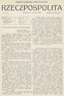 Rzeczpospolita : dwutygodnik polityczny. R. 1, 1909, nr 9