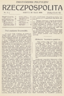 Rzeczpospolita : dwutygodnik polityczny. R. 1, 1909, nr 11