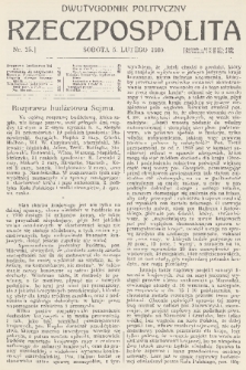 Rzeczpospolita : dwutygodnik polityczny. R. 2, 1910, nr 25