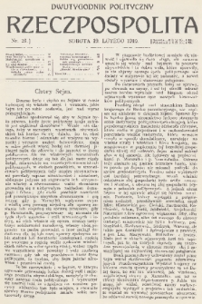 Rzeczpospolita : dwutygodnik polityczny. R. 2, 1910, nr 26