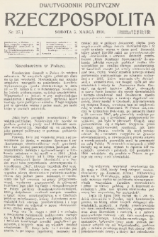 Rzeczpospolita : dwutygodnik polityczny. R. 2, 1910, nr 27