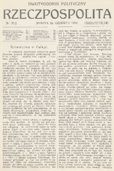 Rzeczpospolita : dwutygodnik polityczny. R. 2, 1910, nr 35