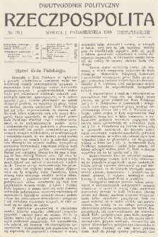 Rzeczpospolita : dwutygodnik polityczny. R. 2, 1910, nr 38