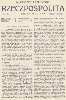 Rzeczpospolita : dwutygodnik polityczny. R. 3, 1911, nr 60