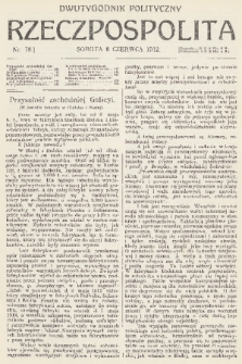 Rzeczpospolita : dwutygodnik polityczny. R. 4, 1912, nr 78