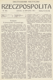Rzeczpospolita : dwutygodnik polityczny. R. 5, 1913, nr 90