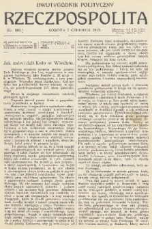 Rzeczpospolita : dwutygodnik polityczny. R. 5, 1913, nr 100
