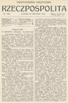 Rzeczpospolita : dwutygodnik polityczny. R. 5, 1913, nr 110