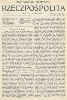 Rzeczpospolita : dwutygodnik polityczny. [R. 6], 1914, nr 115