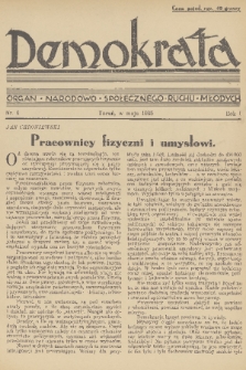 Demokrata : organ narodowo-społecznego ruchu młodych. R. 2, 1935, nr 6