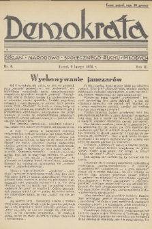 Demokrata : organ narodowo-społecznego ruchu młodych. R. 3, 1936, nr 6