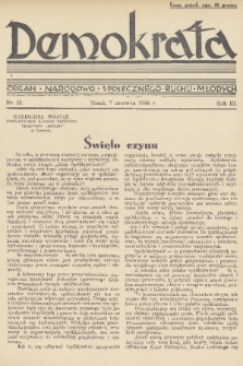 Demokrata : organ narodowo-społecznego ruchu młodych. R. 3, 1936, nr 23