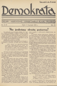 Demokrata : organ narodowo-społecznego ruchu młodych. R. 3, 1936, nr 35-36