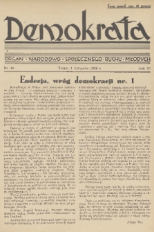 Demokrata : organ narodowo-społecznego ruchu młodych. R. 3, 1936, nr 42