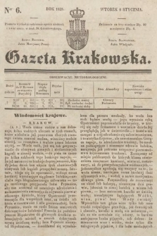 Gazeta Krakowska. 1839, nr 6