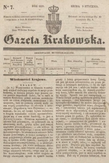 Gazeta Krakowska. 1839, nr 7
