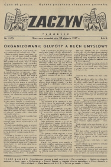 Zaczyn : tygodnik. R. 2, 1937, nr 4