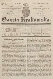 Gazeta Krakowska. 1839, nr 8