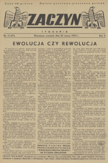 Zaczyn : tygodnik. R. 2, 1937, nr 12