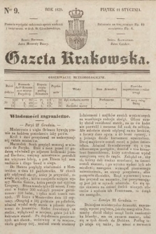 Gazeta Krakowska. 1839, nr 9