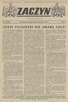 Zaczyn : tygodnik. R. 2, 1937, nr 15