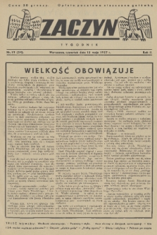 Zaczyn : tygodnik. R. 2, 1937, nr 19